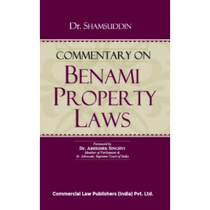 Commercial's Commentary on Benami Property Laws [HB] by Dr. Shamsuddin